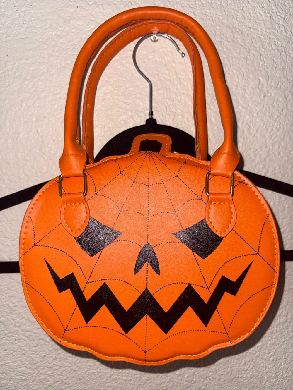 Halloween Pumpkin Face Orange Women’s Handbag